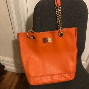 Trina Turk Leather Tote